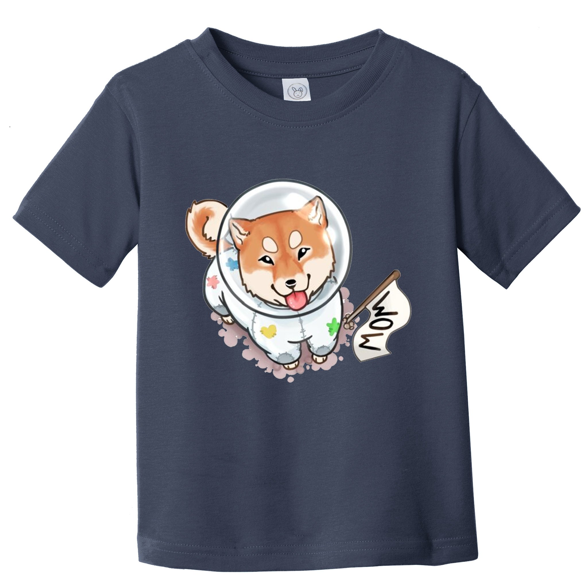 Shiba Inu Astronaut Cute Mom Toddler T-Shirt