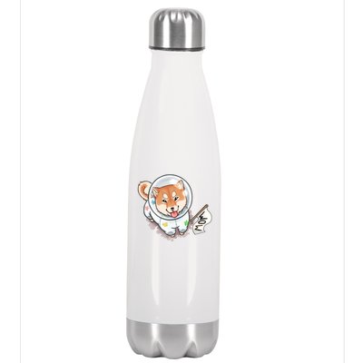 Shiba Inu Astronaut Cute Mom Stainless Steel Insulated Water Bottle