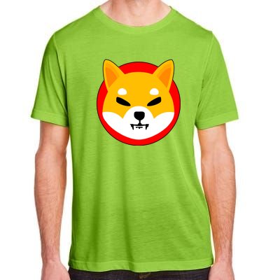 Shiba Inu SHIB Token Crypto Currency Logo Adult ChromaSoft Performance T-Shirt