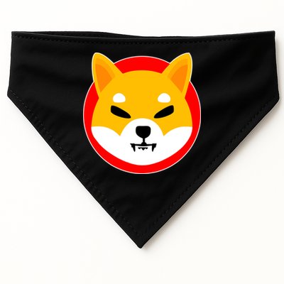 Shiba Inu SHIB Token Crypto Currency Logo USA-Made Doggie Bandana