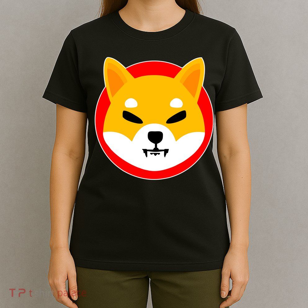 Shiba Inu SHIB Token Crypto Currency Logo T-Shirt