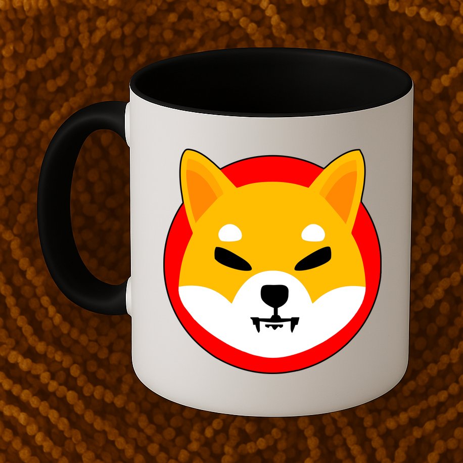 Shiba Inu SHIB Token Crypto Currency Logo Mug