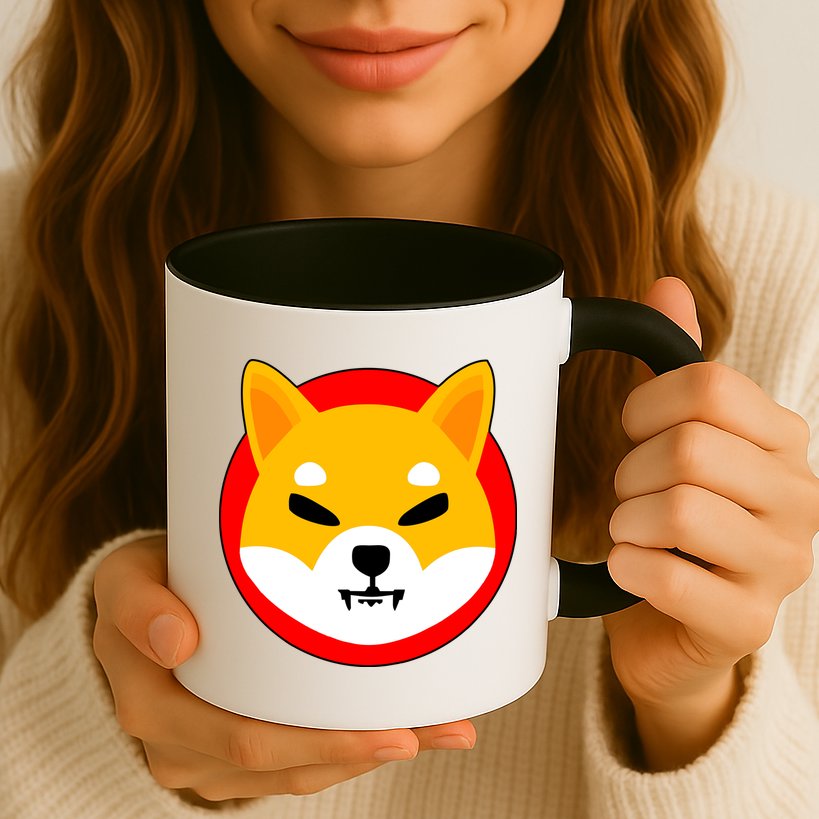 Shiba Inu SHIB Token Crypto Currency Logo Mug