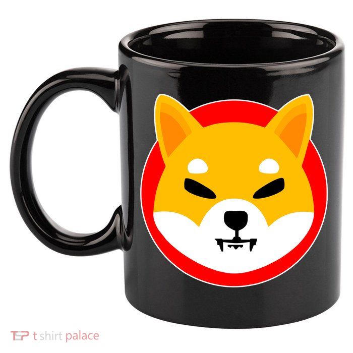 Shiba Inu SHIB Token Crypto Currency Logo 11oz C Handle Ceramic Mug