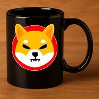 Shiba Inu SHIB Token Crypto Currency Logo 11oz C Handle Ceramic Mug