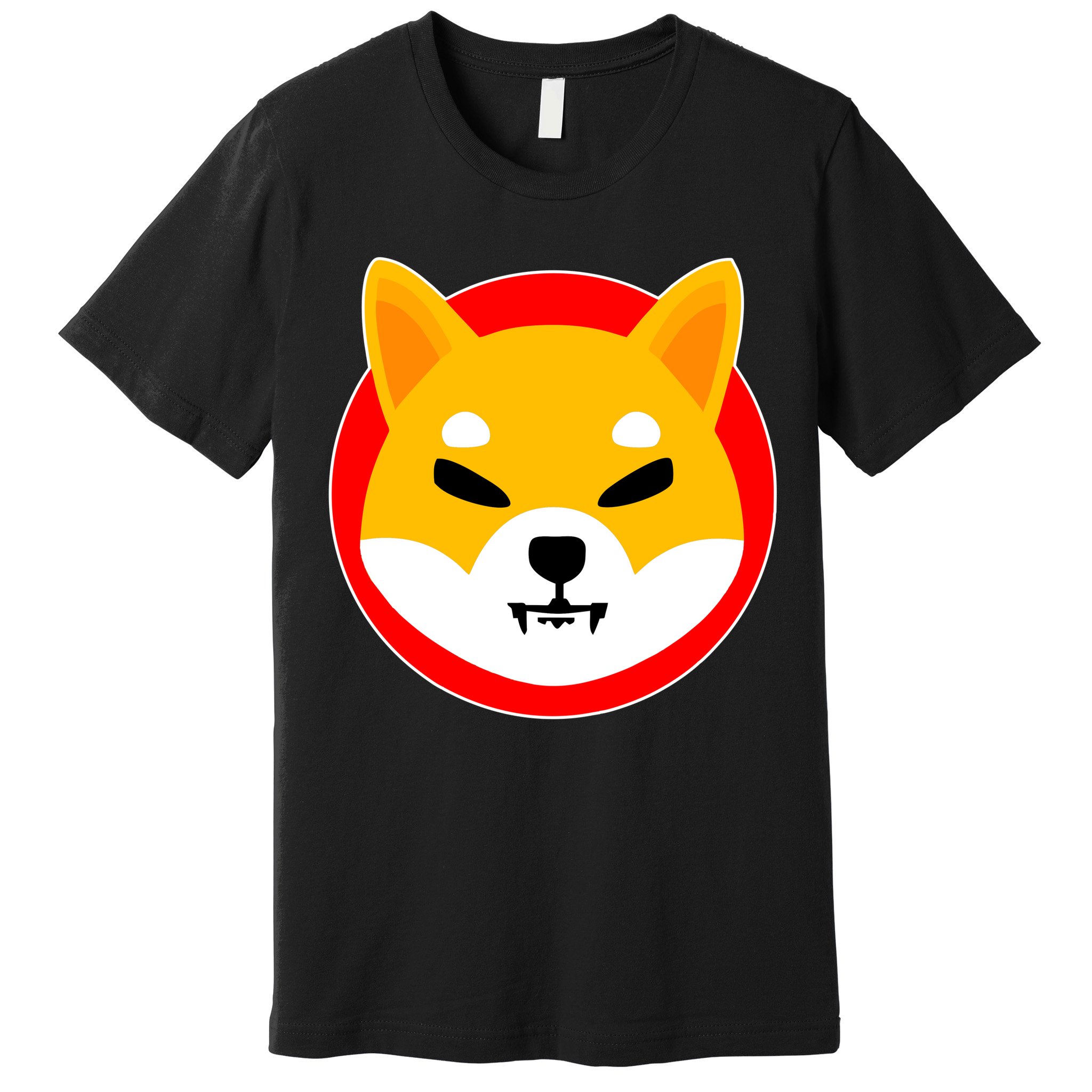 Shiba Inu SHIB Token Crypto Currency Logo Premium T-Shirt