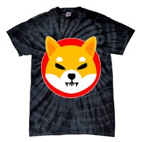 Shiba Inu SHIB Token Crypto Currency Logo Tie-Dye T-Shirt