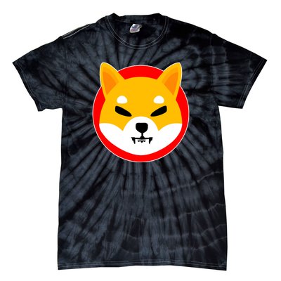 Shiba Inu SHIB Token Crypto Currency Logo Tie-Dye T-Shirt