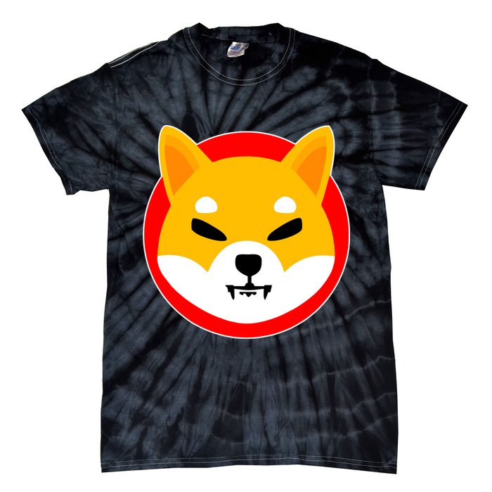 Shiba Inu SHIB Token Crypto Currency Logo Tie-Dye T-Shirt