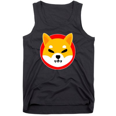 Shiba Inu SHIB Token Crypto Currency Logo Tank Top