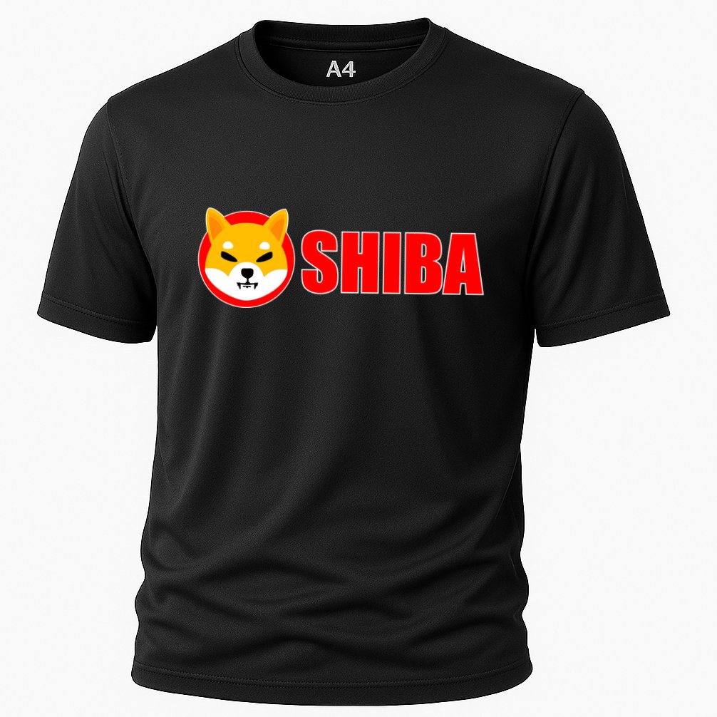Shiba Inu Token Shib Crypto Currency Dogecoin Killer Cooling Performance Crew T-Shirt