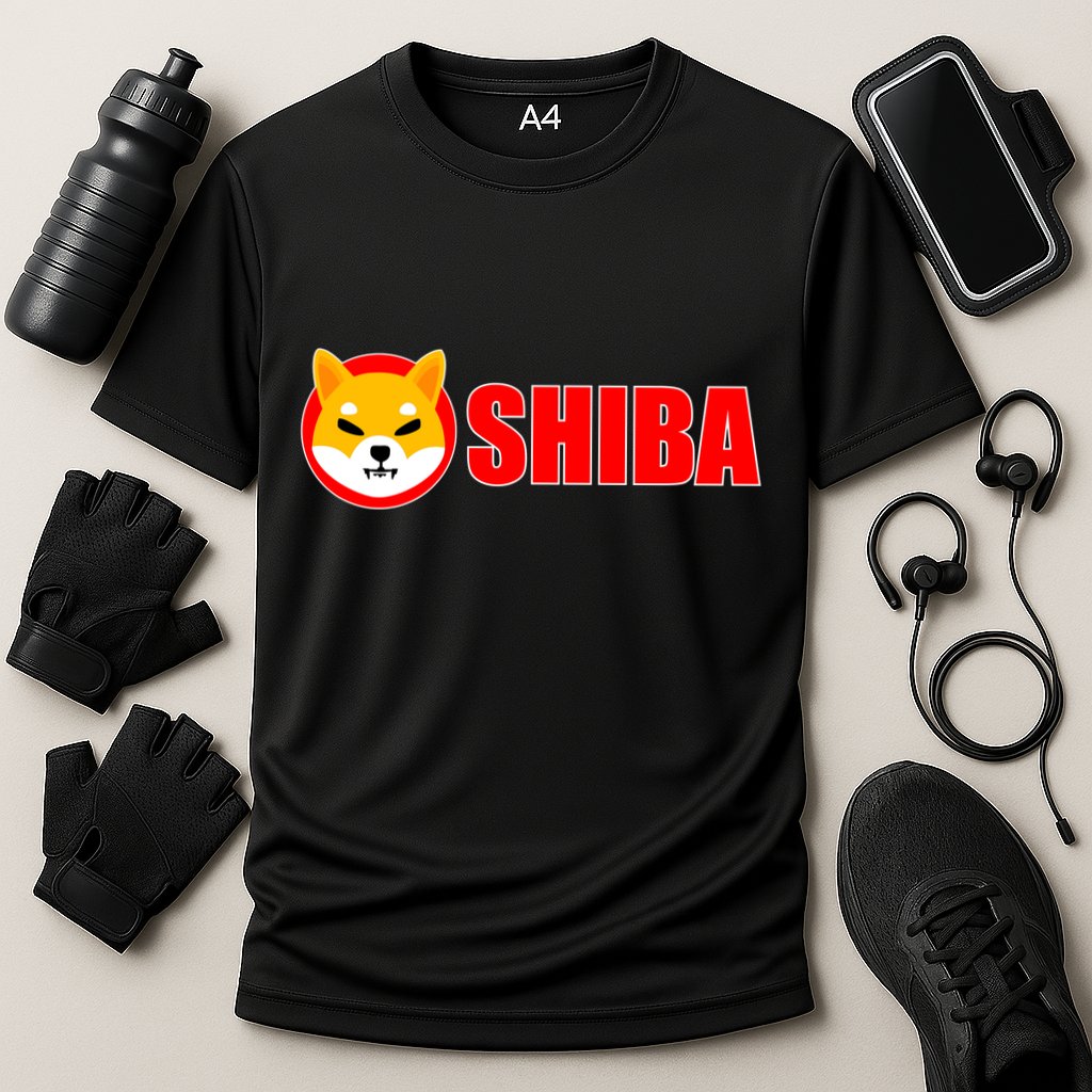 Shiba Inu Token Shib Crypto Currency Dogecoin Killer Cooling Performance Crew T-Shirt
