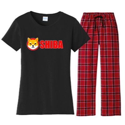 Shiba Inu Token Shib Crypto Currency Dogecoin Killer Women's Flannel Pajama Set