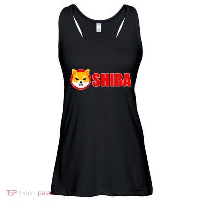 Shiba Inu Token Shib Crypto Currency Dogecoin Killer Ladies Essential Flowy Tank
