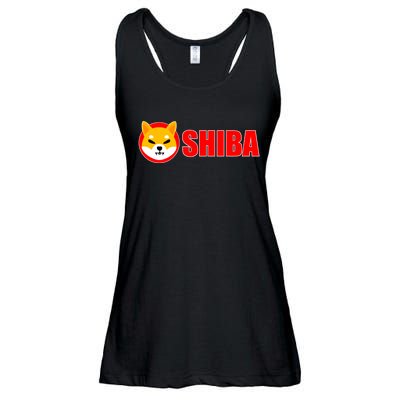 Shiba Inu Token Shib Crypto Currency Dogecoin Killer Ladies Essential Flowy Tank