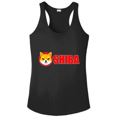 Shiba Inu Token Shib Crypto Currency Dogecoin Killer Ladies PosiCharge Competitor Racerback Tank