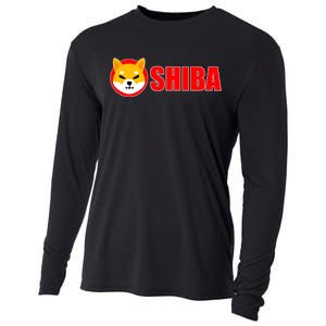 Shiba Inu Token Shib Crypto Currency Dogecoin Killer Cooling Performance Long Sleeve Crew