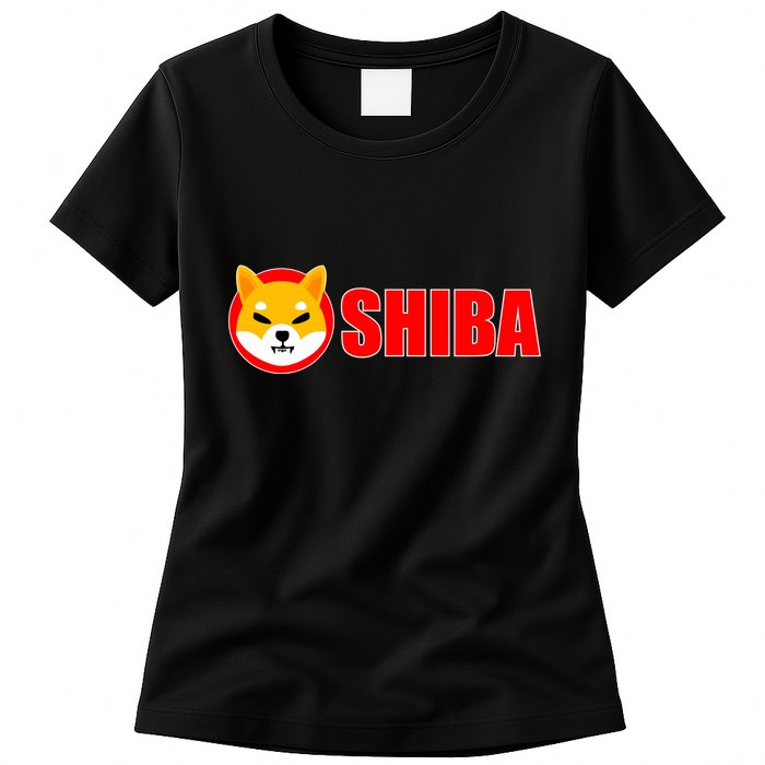 Shiba Inu Token Shib Crypto Currency Dogecoin Killer Womens T-Shirt