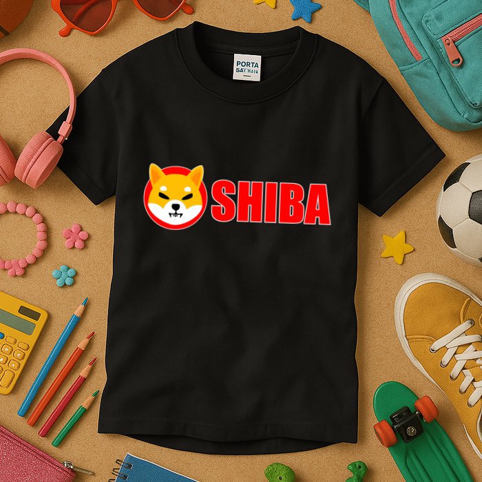Shiba Inu Token Shib Crypto Currency Dogecoin Killer Kids T-Shirt