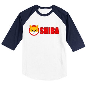 Shiba Inu Token Shib Crypto Currency Dogecoin Killer Baseball Sleeve Shirt