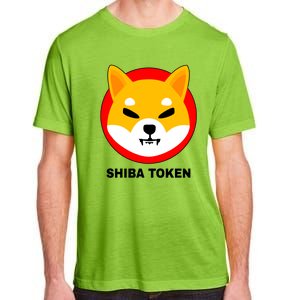 Shiba Token Shib Inu Dogecoin Killer Logo Crypto Adult ChromaSoft Performance T-Shirt