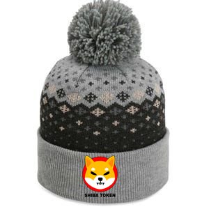 Shiba Token Shib Inu Dogecoin Killer Logo Crypto The Baniff Cuffed Pom Beanie