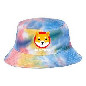 Shiba Token Shib Inu Dogecoin Killer Logo Crypto Tie Dye Newport Bucket Hat