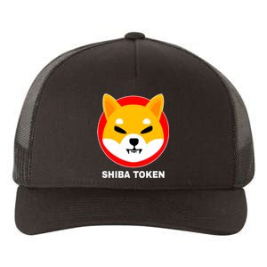 Shiba Token Shib Inu Dogecoin Killer Logo Crypto Yupoong Adult 5-Panel Trucker Hat