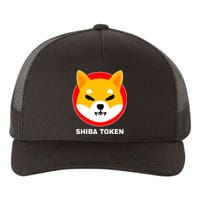 Shiba Token Shib Inu Dogecoin Killer Logo Crypto Yupoong Adult 5-Panel Trucker Hat