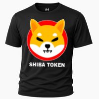 Shiba Token Shib Inu Dogecoin Killer Logo Crypto Cooling Performance Crew T-Shirt