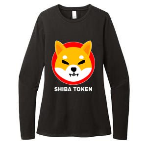 Shiba Token Shib Inu Dogecoin Killer Logo Crypto Womens CVC Long Sleeve Shirt