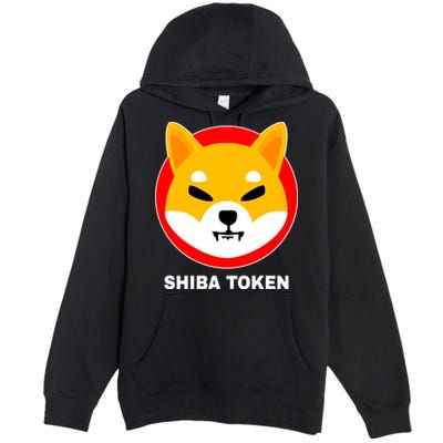 Shiba Token Shib Inu Dogecoin Killer Logo Crypto Premium Pullover Hoodie
