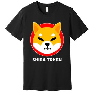 Shiba Token Shib Inu Dogecoin Killer Logo Crypto Premium T-Shirt