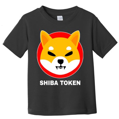 Shiba Token Shib Inu Dogecoin Killer Logo Crypto Toddler T-Shirt