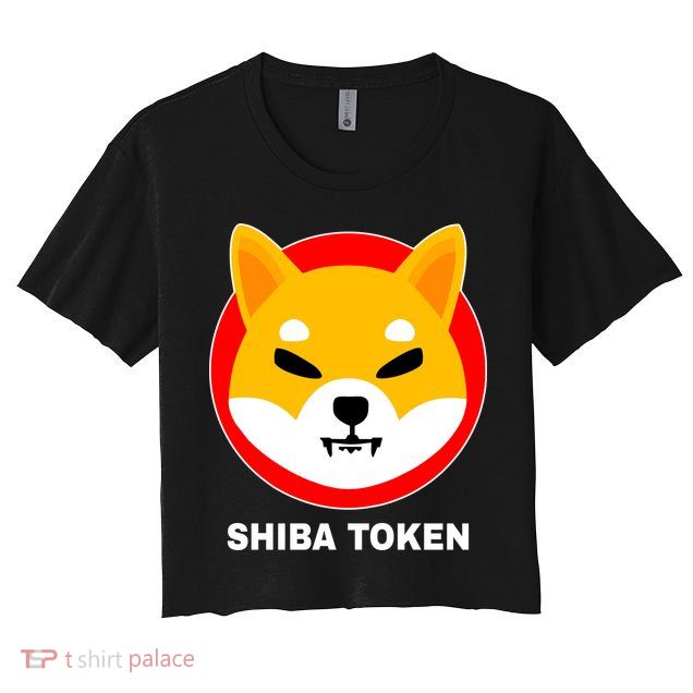 Shiba Token Shib Inu Dogecoin Killer Logo Crypto Crop Top