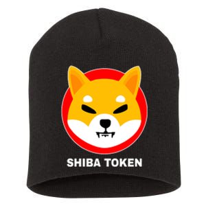 Shiba Token Shib Inu Dogecoin Killer Logo Crypto Short Acrylic Beanie