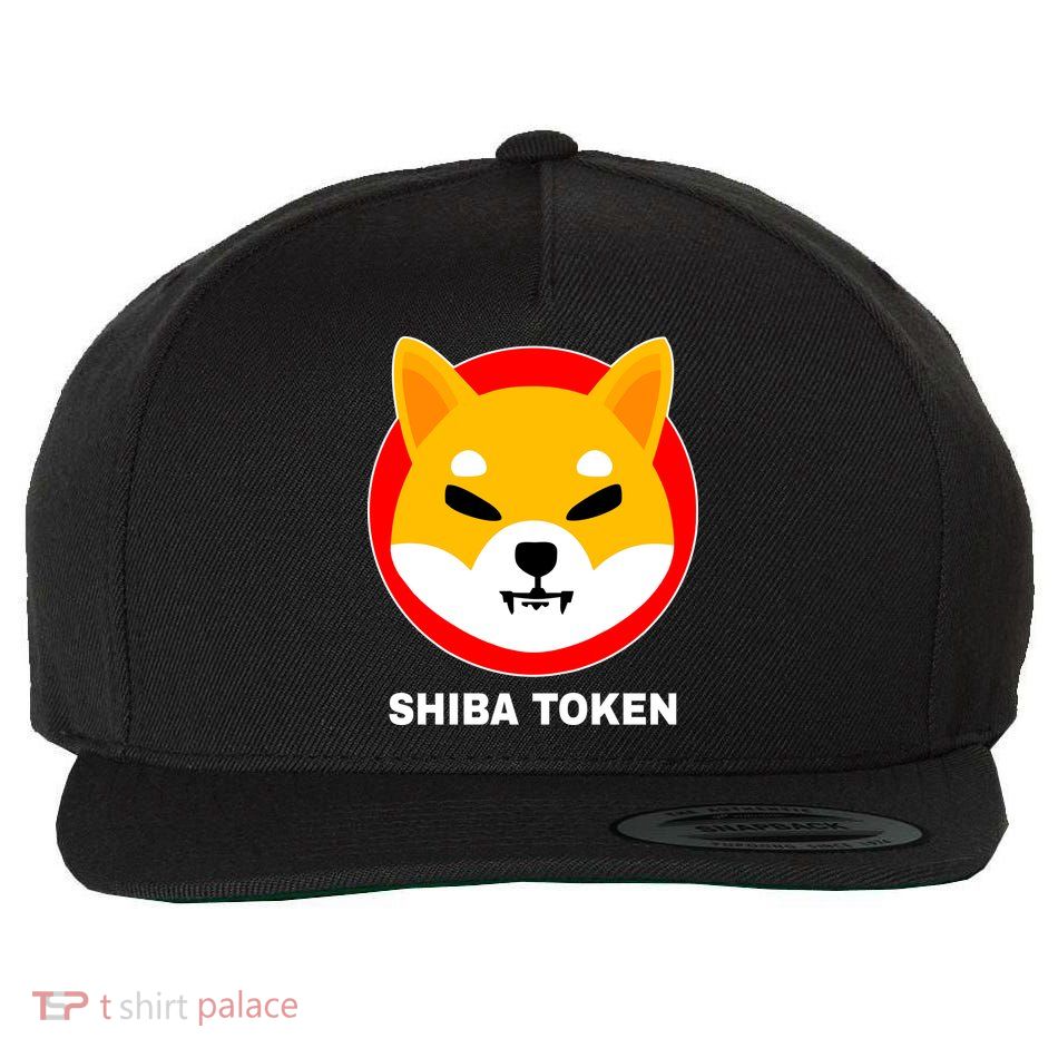 Shiba Token Shib Inu Dogecoin Killer Logo Crypto Wool Snapback Cap