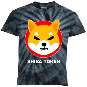 Shiba Token Shib Inu Dogecoin Killer Logo Crypto Kids Tie-Dye T-Shirt