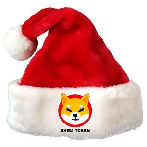 Shiba Token Shib Inu Dogecoin Killer Logo Crypto Premium Christmas Santa Hat