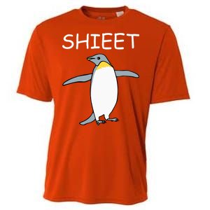 Shieet Funny Penguin Cooling Performance Crew T-Shirt