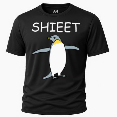 Shieet Funny Penguin Performance Shirt