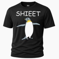 Shieet Funny Penguin Performance Shirt