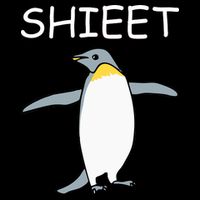 Shieet Funny Penguin Performance Shirt