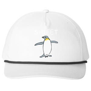 Shieet Funny Penguin Snapback Five-Panel Rope Hat