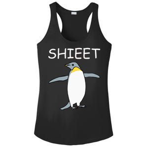 Shieet Funny Penguin Ladies PosiCharge Competitor Racerback Tank