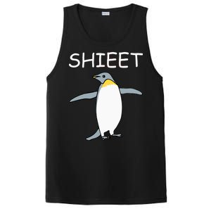 Shieet Funny Penguin PosiCharge Competitor Tank