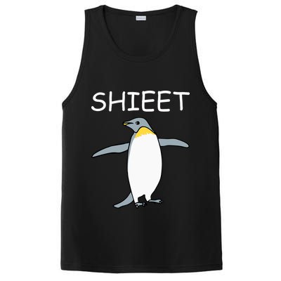 Shieet Funny Penguin PosiCharge Competitor Tank