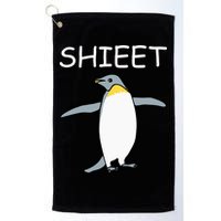Shieet Funny Penguin Golf Towel