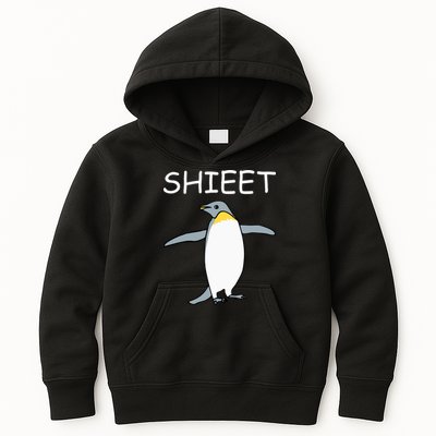 Shieet Funny Penguin Kids Hoodie