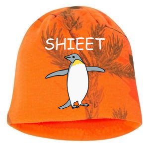 Shieet Funny Penguin Kati - Camo Knit Beanie